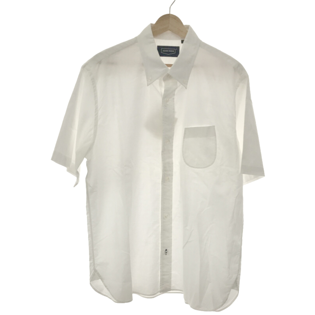 HAND ROOM ハンドルーム OX FORD BUTTON DOWN SHORT SLEEVE SHIRTS ショートスリーブシャツ ホワイト L