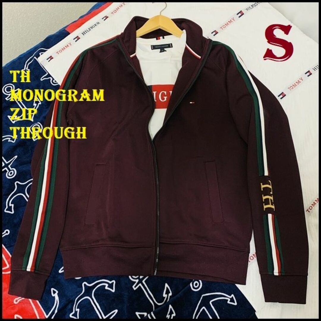 TH MONOGRAM ZIP THROUGH　ボルドー　Sサイズ