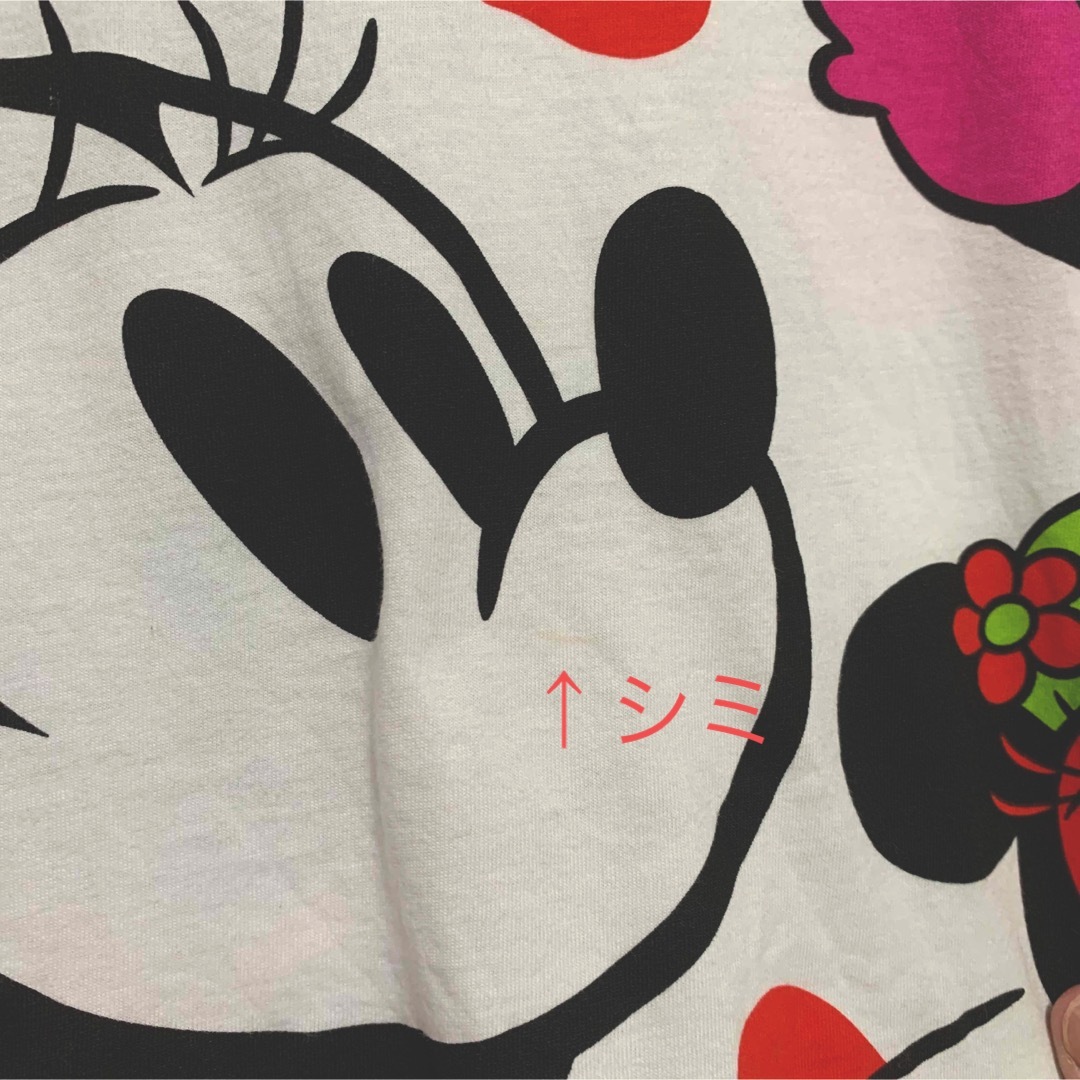 Disney(ディズニー)のディズニー　ミニーちゃん総柄Ｔシャツ レディースのトップス(Tシャツ(半袖/袖なし))の商品写真