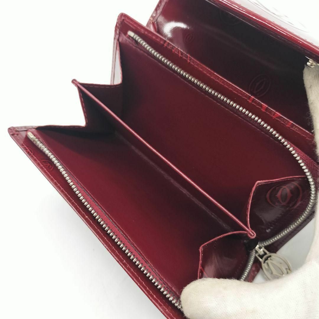 未使用級✨カルティエ 二つ折り財布 ハッピーバースデー カーフスキン
