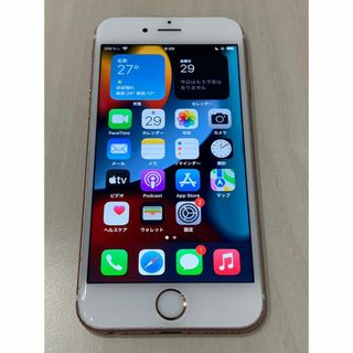 Apple - iPhone6s RoseGold 64GB(SIMフリー、バッテリー交換済)の