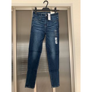 アメリカンイーグル(American Eagle)の新品タグ付き アメリカンイーグル ジェギング 0ショート スキニーデニム(デニム/ジーンズ)