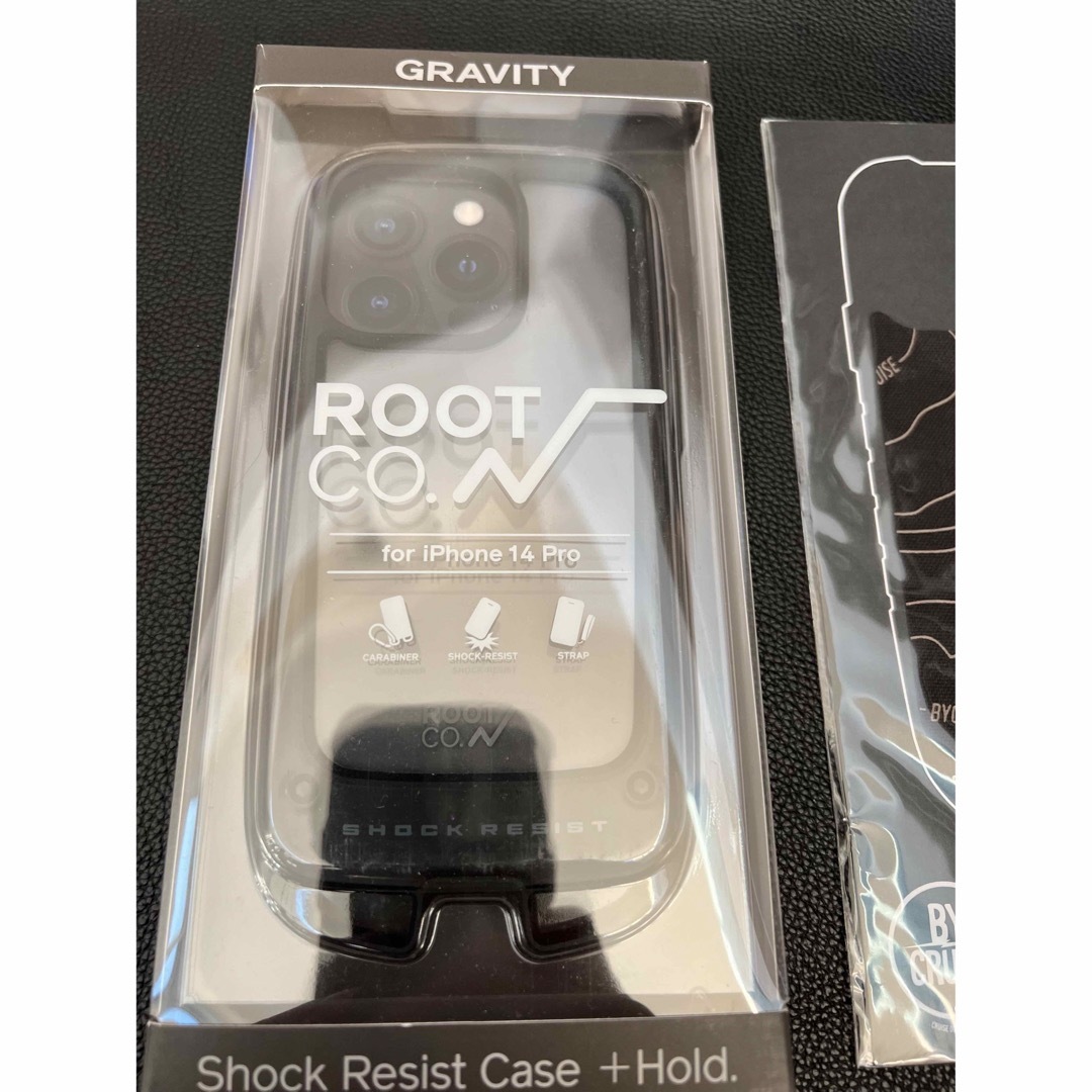 iPhoneケース新品　ROOT CO. ルートコー iPhone14Pro用　ブラック