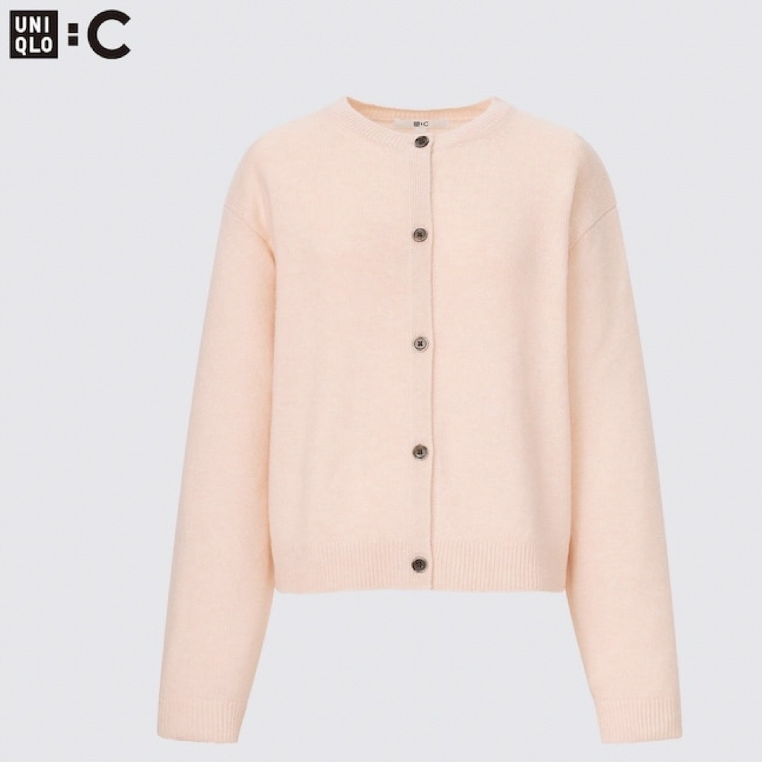 新品未使用　UNIQLO C カシミアクルーネックショートカーディガン　XL