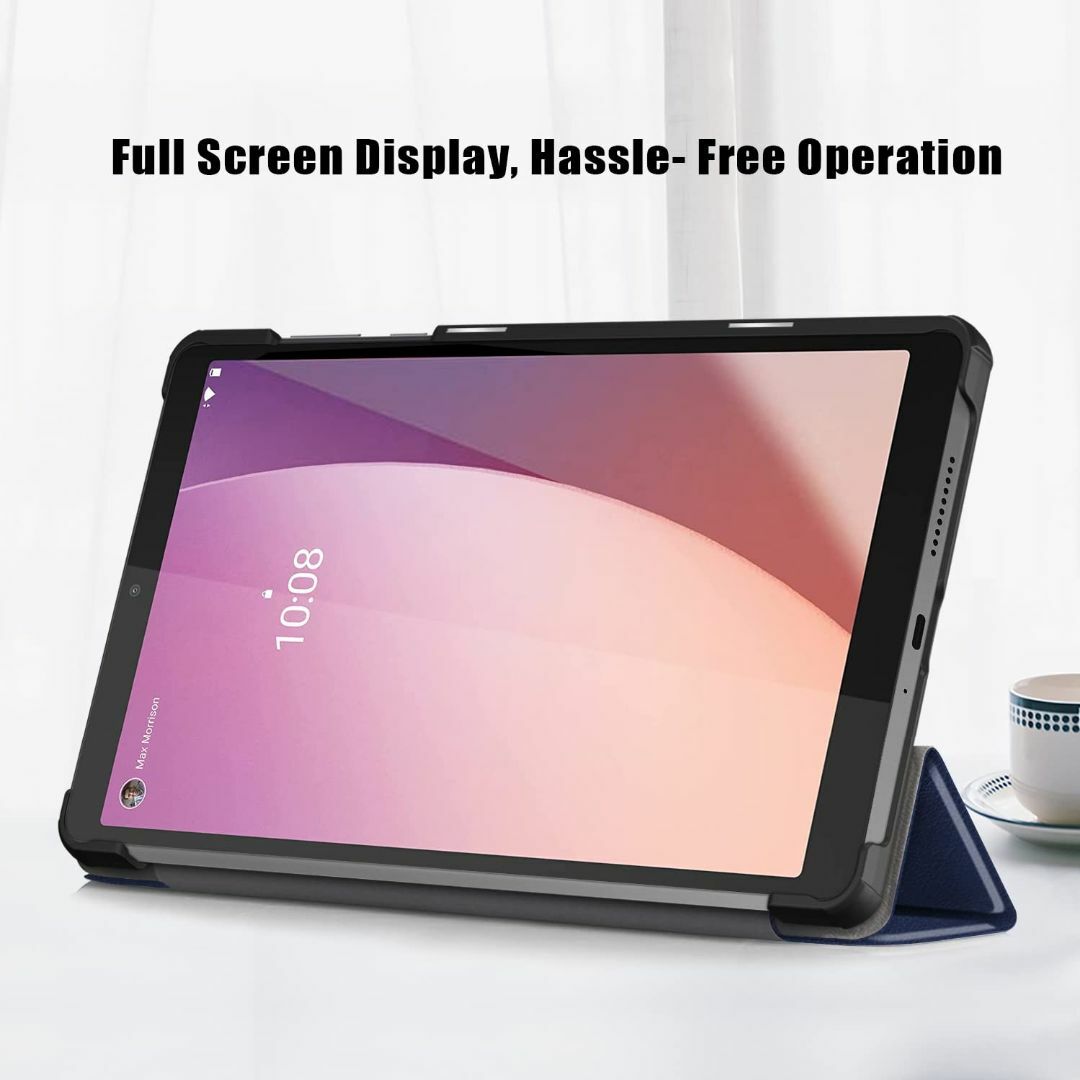 【色: Navy】Lenovo Tab M8 4th Gen TB-300FU対