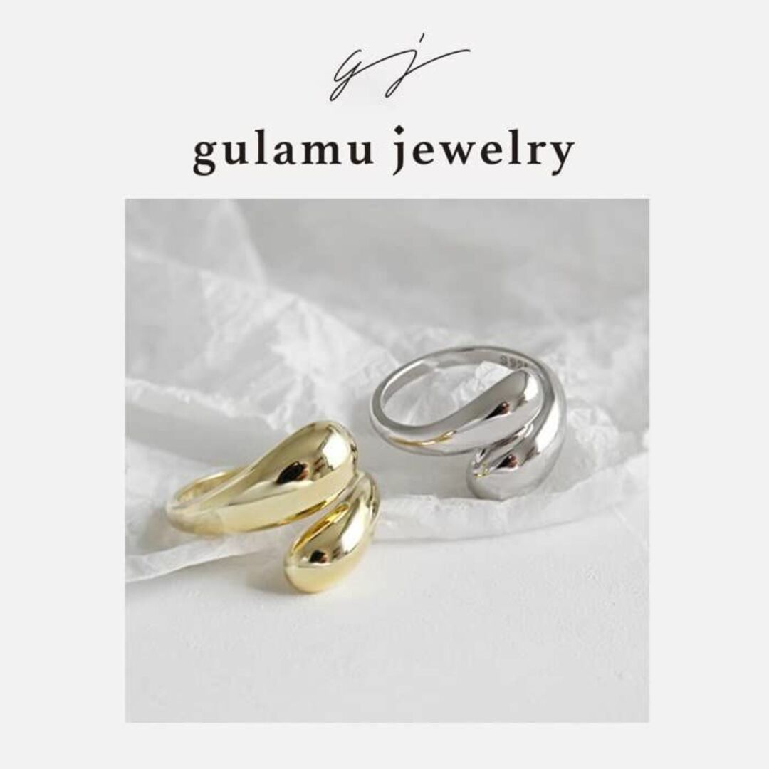 【色: ピンクゴールド】gulamu jewelry グラムジュエリー 指輪 レ