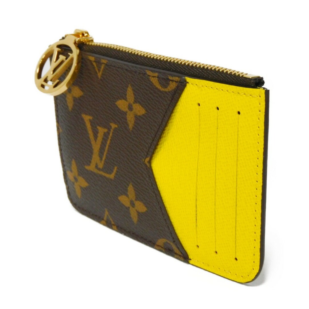 LOUIS VUITTON ルイ・ヴィトン カードケース ポルト カルト・ロミー LVサークル LVロゴ フラワー マロン イエロー ブラウン モノグラム ジョーヌ コインケース M81882