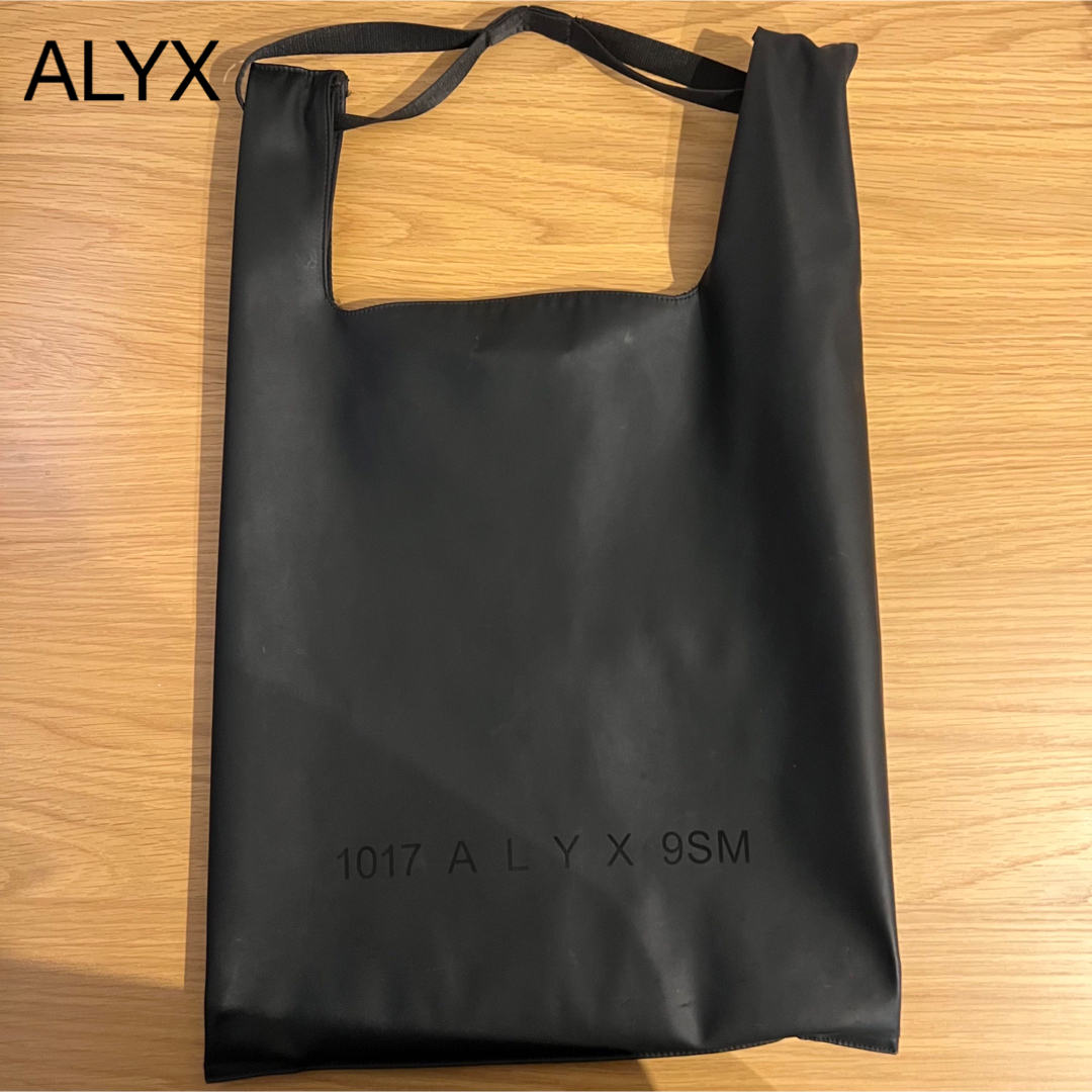 1017 ALYX 9SM アリクス トートバッグ フェイクレザー ブラック