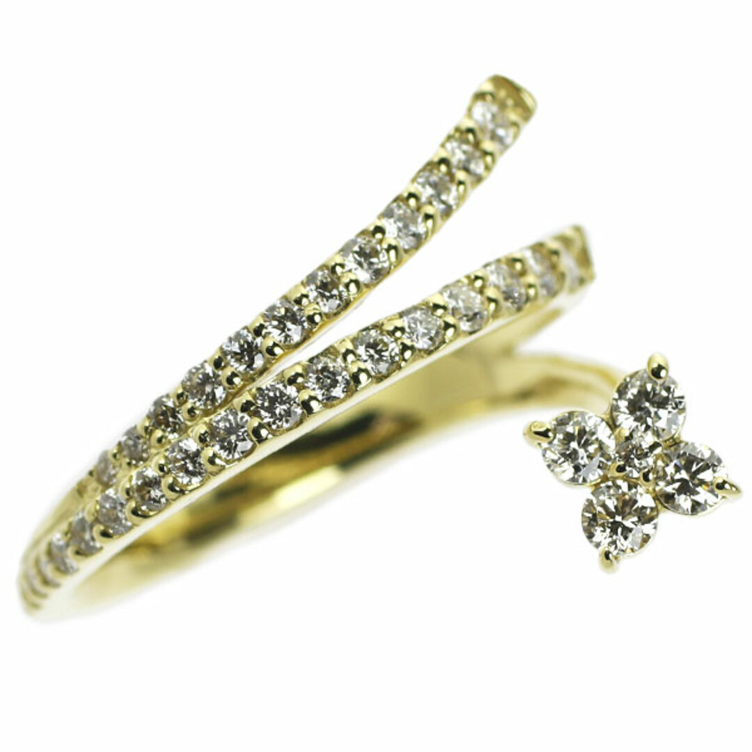 K18YG ダイヤモンド リング 0.51ct フラワーの通販 by 株式会社