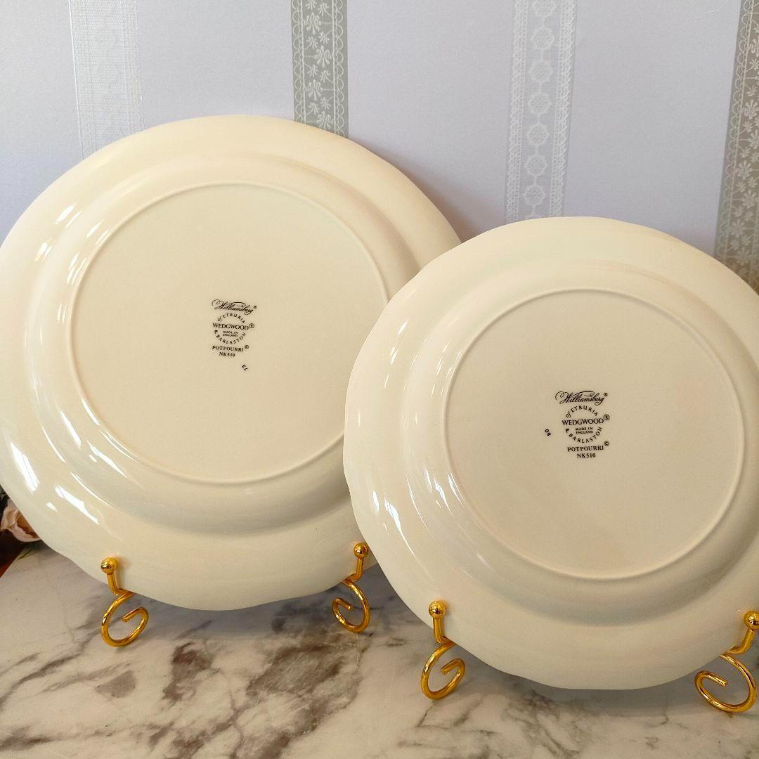 WEDGWOOD - ☆美品☆ウエッジウッド ポプリ 紅茶 結婚祝い 皿 食器