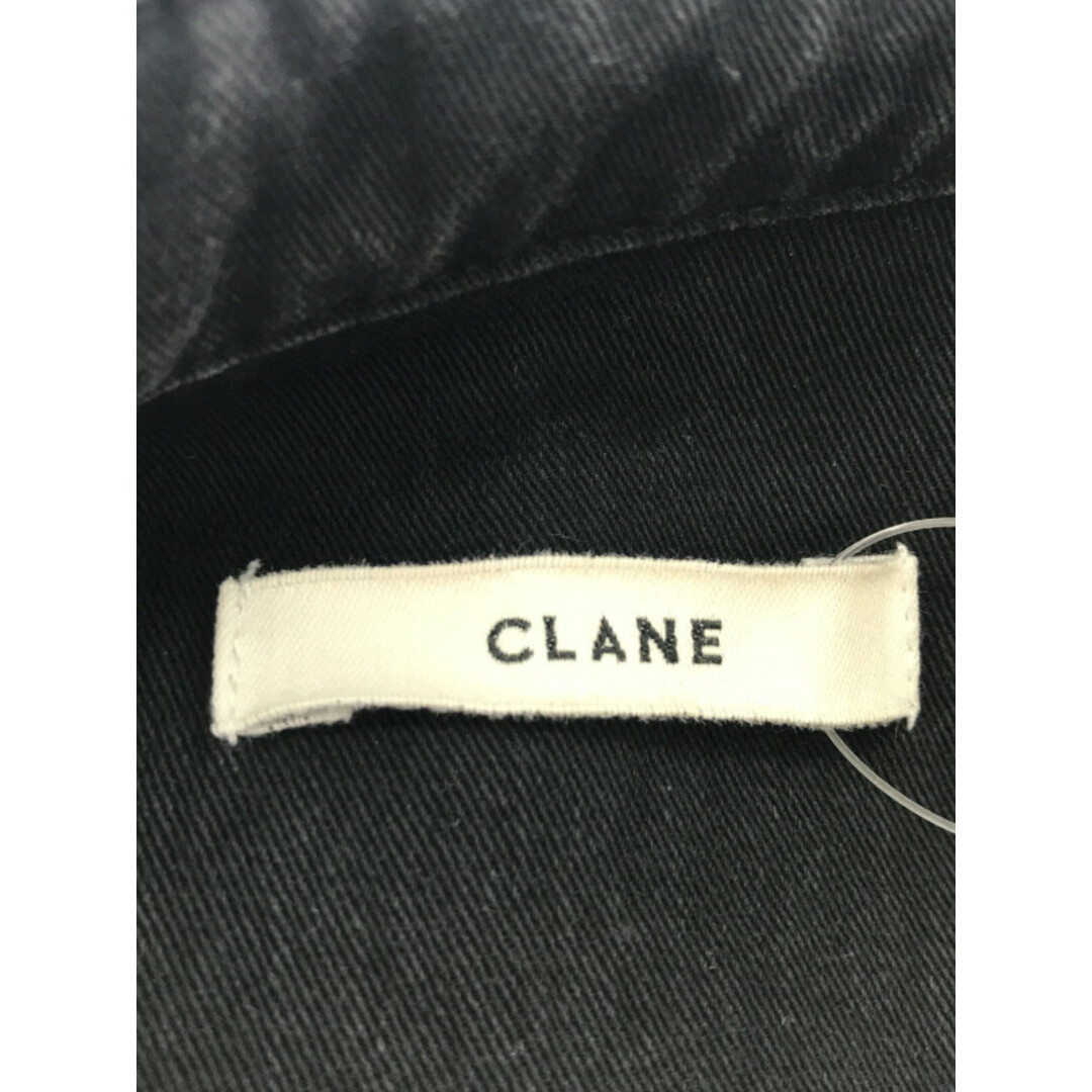 CLANE クラネ WASH BIG SHIRTS TOPS ウォッシュ加工ビッグシャツ