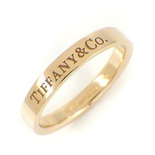 ティファニー(Tiffany & Co.)のティファニー Tiffany & Co. リング フラットバンド 3mm 60000565 K18PG 13.5号 【中古】(リング(指輪))