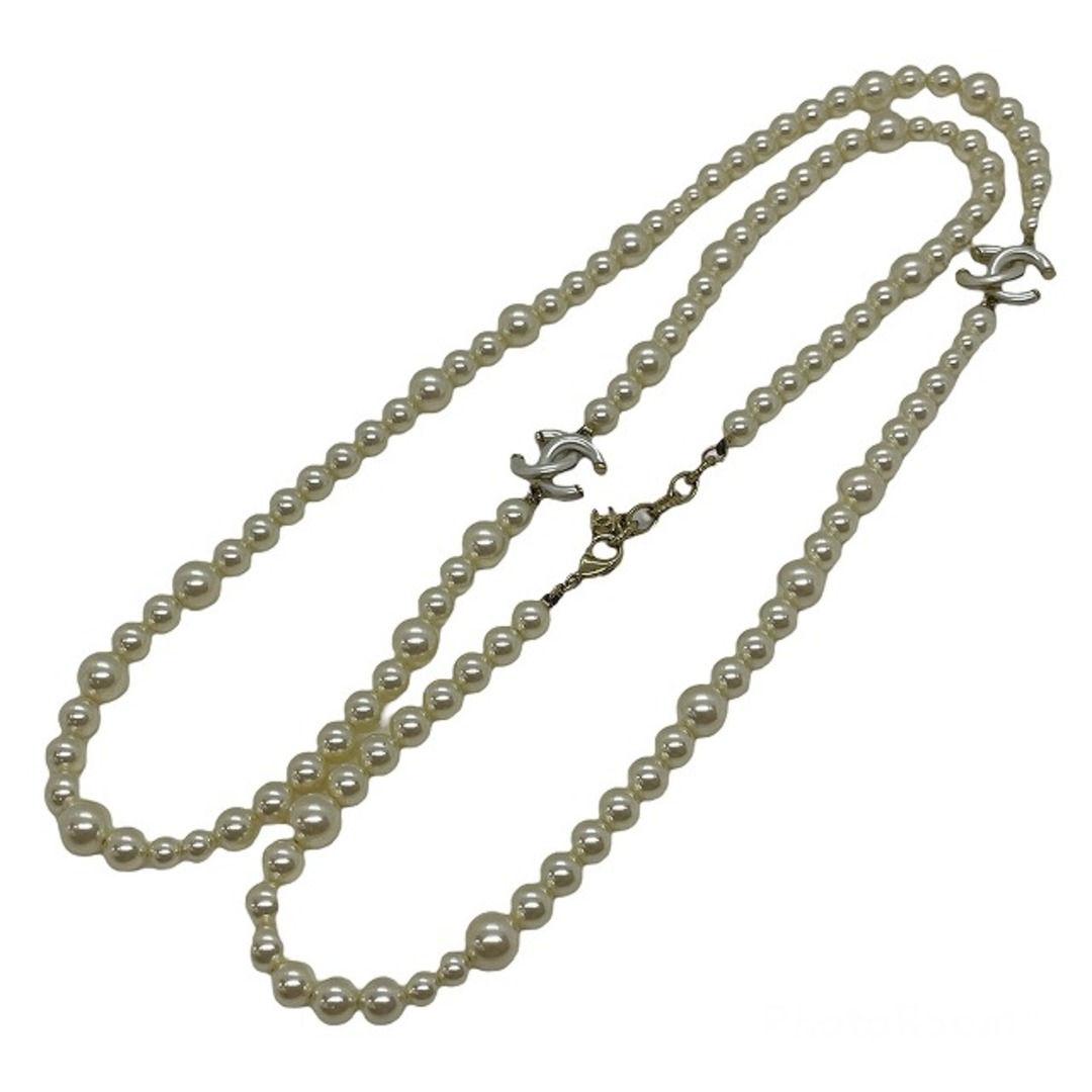 CHANEL - シャネル(CHANEL) ココマーク パール ロングネックレス CHANEL - シャネル(CHANEL) ココマーク パール ロングネックレス