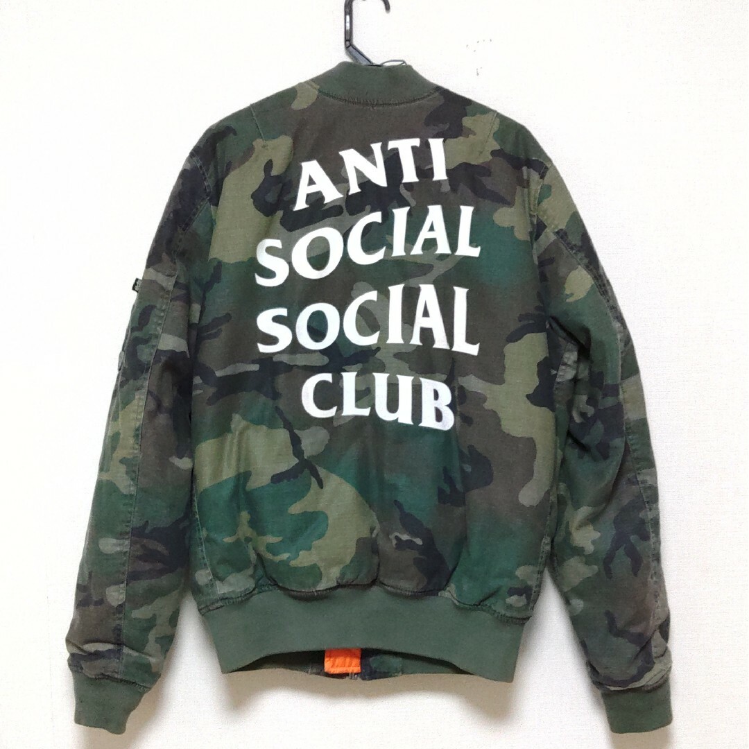 ALPHA INDUSTRIES - ALPHA×ASSC MA-1 公式 コラボ フライトジャケット ...