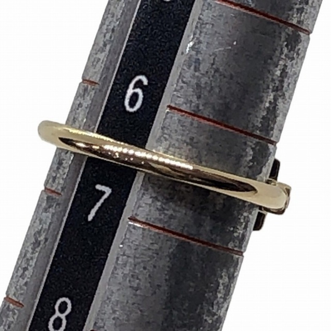 ティファニー(TIFFANY&Co.) Tワイヤーリング 12Pダイヤモンド K18 750 6.5号、リング幅：約1.5mm 約2.2g (刻印詳細：T&Co. AU750 ITALY) リング/指輪 【SAランク】 7