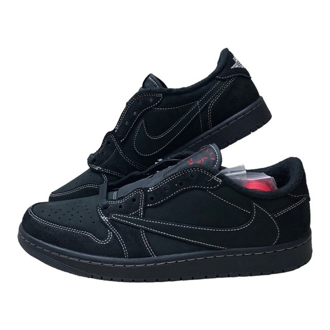 ナイキ(NIKE) DM7866-001 PHANTOM-BLACK AIR JORDAN 1 LOW TRAVIS SCOTT エアジョーダン  トラヴィス・スコット スニーカー US 11（約29cm) メンズ (カラー：PHANTOM-BLACK ブラック) 【Sランク】【中古】