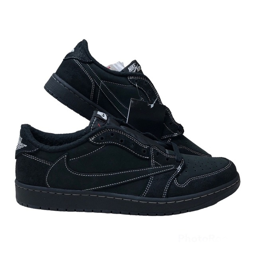 ナイキ(NIKE) DM7866-001 PHANTOM-BLACK AIR JORDAN 1 LOW TRAVIS SCOTT エアジョーダン  トラヴィス・スコット スニーカー US 11（約29cm) メンズ (カラー：PHANTOM-BLACK ブラック) 【Sランク】【中古】