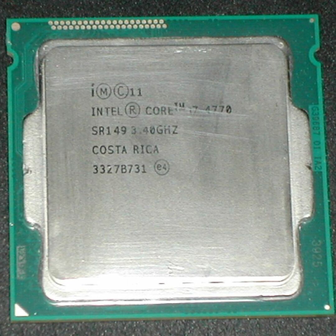 Intel  CORE i7 4770 4コア8スレッド 3.40GHZ