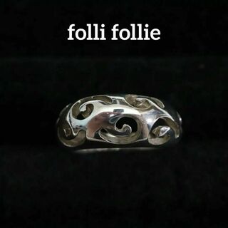 フォリフォリ(Folli Follie)の【匿名配送】 フォリフォリ リング 指輪 SV925 6.7g 13.5号(リング(指輪))