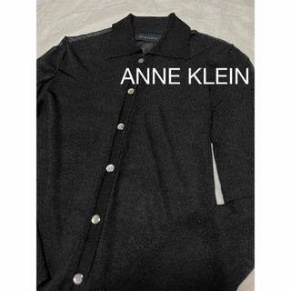 アンクライン(ANNE KLEIN)のANNE KLEIN シースルートップス(カーディガン)