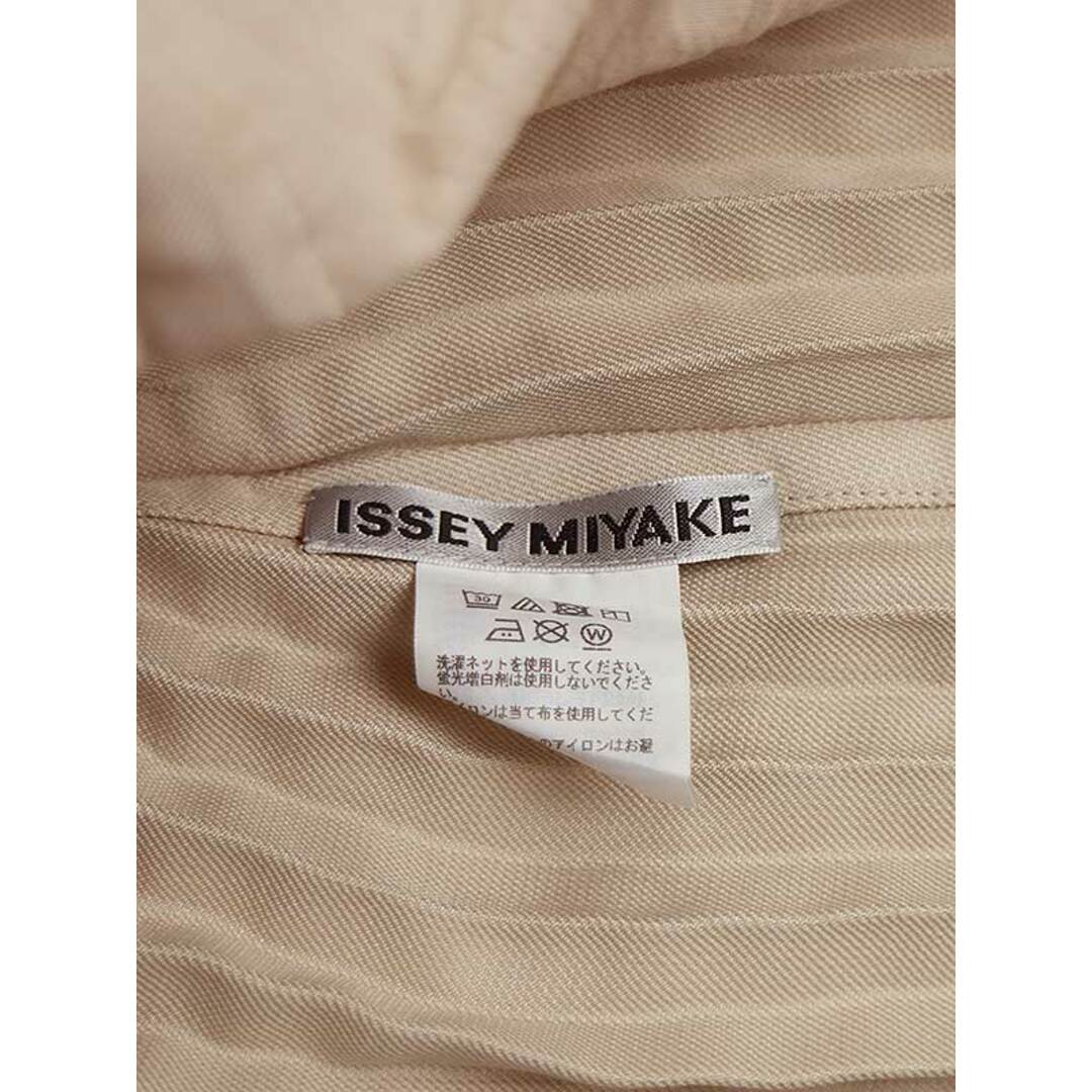 ISSEY MIYAKE イッセイミヤケ 22SS RIPPLE ノースリーブ プリーツトップス ピンク 2