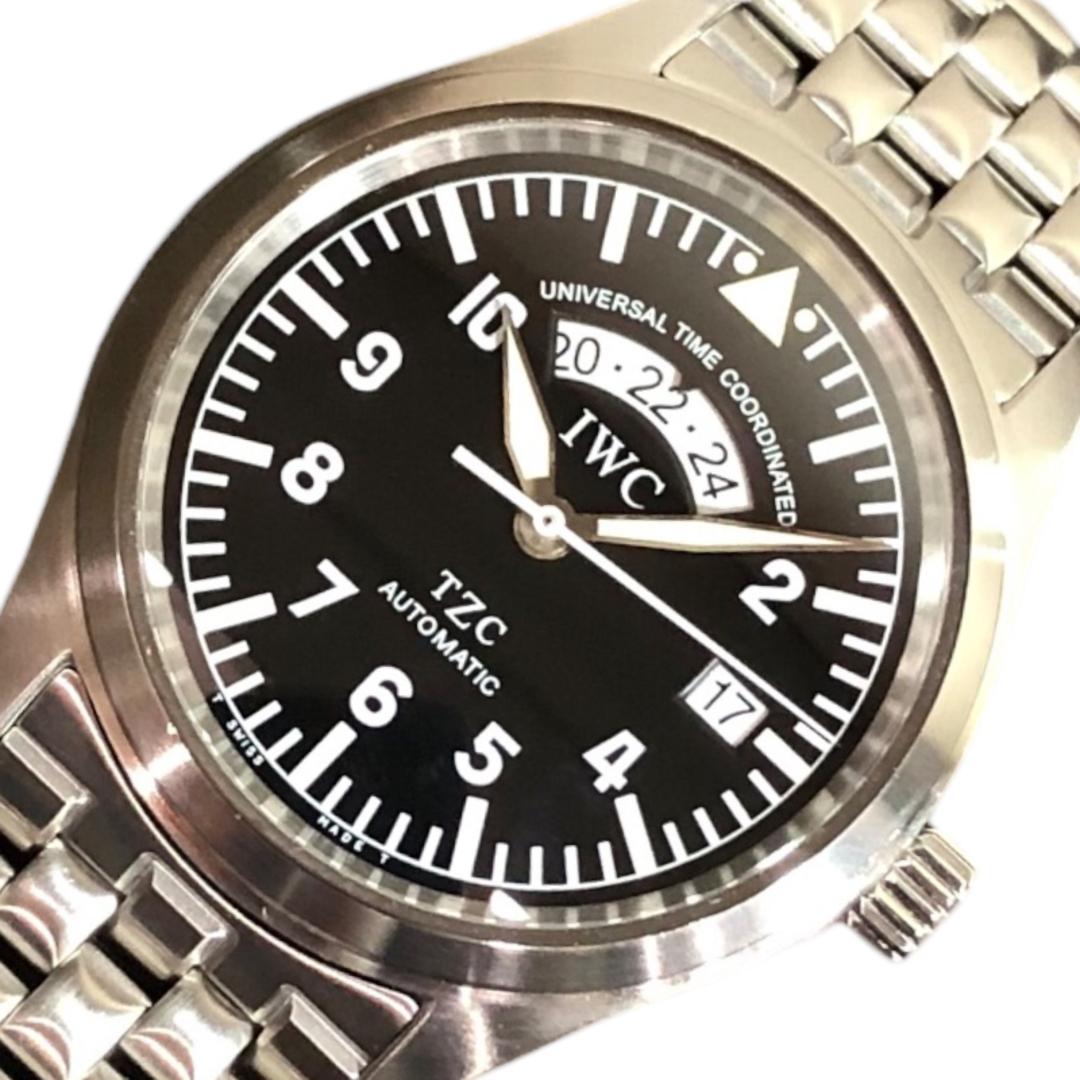 インターナショナルウォッチカンパニー IWC パイロットウォッチ フリーガー　UTC IW325102 ブラック ステンレススチール SS メンズ 腕時計