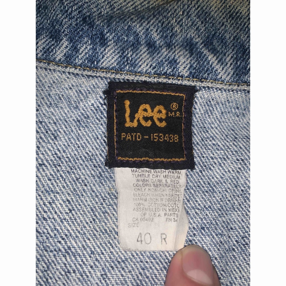 Lee(リー)のLee デニムジャケット　ベスト　ビンテージ メンズのジャケット/アウター(Gジャン/デニムジャケット)の商品写真