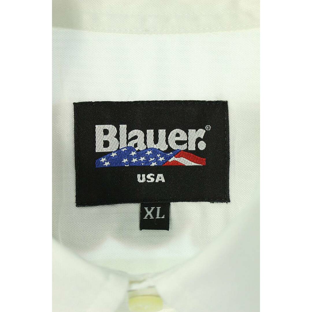 ブラウアー BLAUER ワッペン装飾半袖シャツ メンズ XL