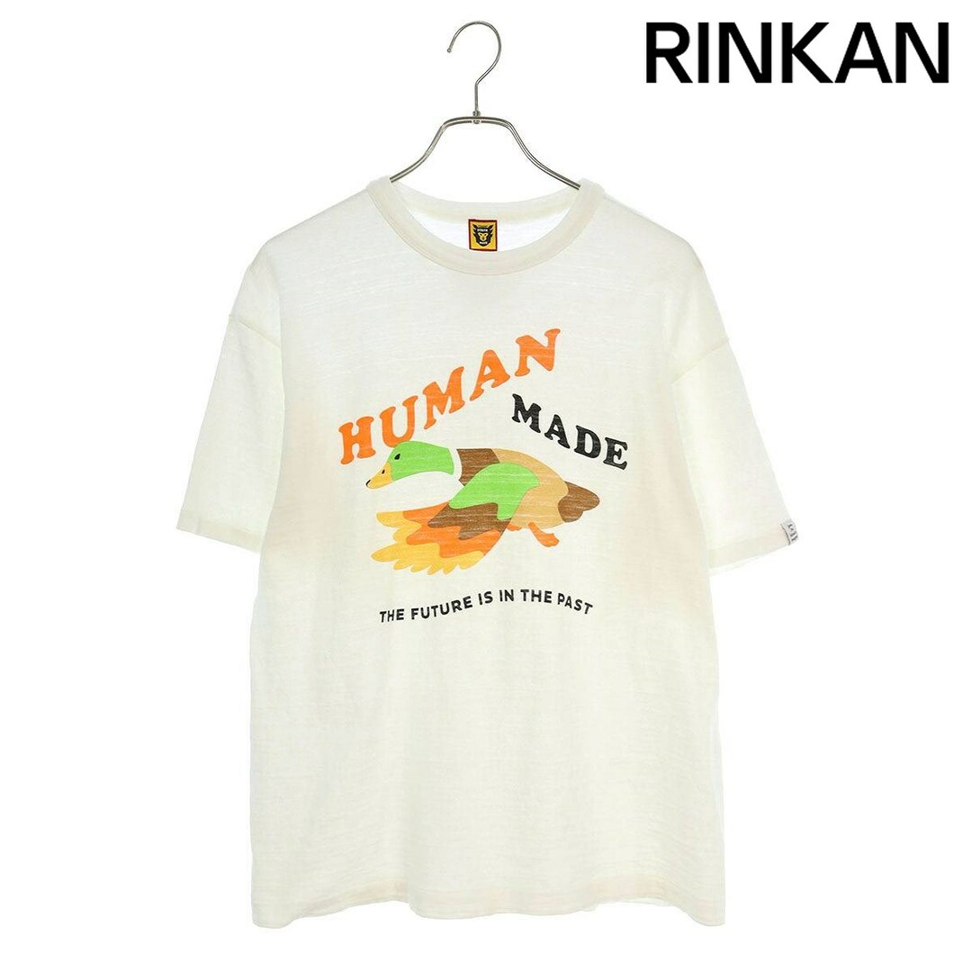 HUMAN MADE(ヒューマンメイド)のヒューマンメイド  22SS  FLYING DUCK T-SHIRT HM23TE026 ダックロゴプリントTシャツ メンズ L メンズのトップス(Tシャツ/カットソー(半袖/袖なし))の商品写真