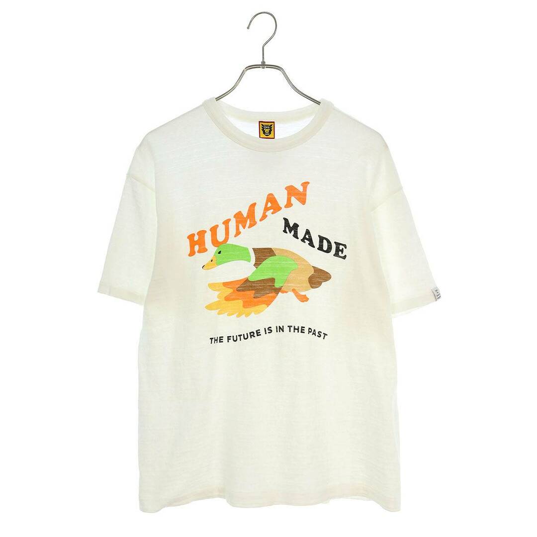 HUMAN MADE(ヒューマンメイド)のヒューマンメイド  22SS  FLYING DUCK T-SHIRT HM23TE026 ダックロゴプリントTシャツ メンズ L メンズのトップス(Tシャツ/カットソー(半袖/袖なし))の商品写真