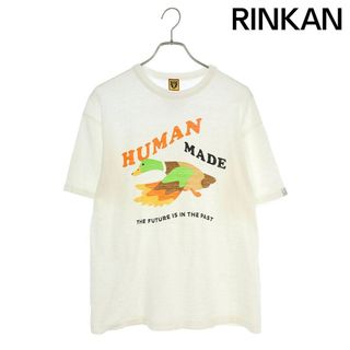 ヒューマンメイド(HUMAN MADE)のヒューマンメイド  22SS  FLYING DUCK T-SHIRT HM23TE026 ダックロゴプリントTシャツ メンズ L(Tシャツ/カットソー(半袖/袖なし))