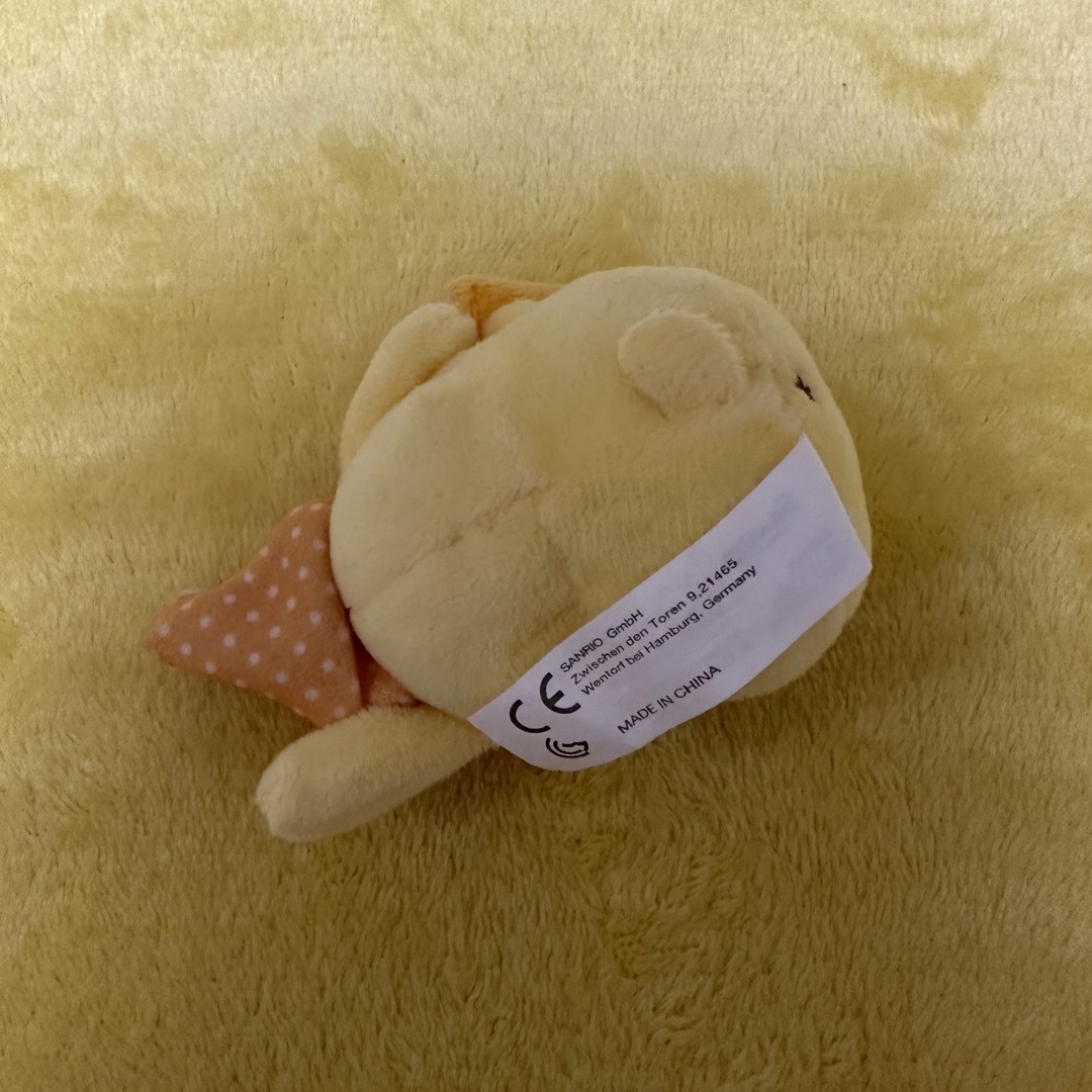 サンリオ(サンリオ)のポムポムプリン　寝てる　ぬいぐるみ エンタメ/ホビーのおもちゃ/ぬいぐるみ(ぬいぐるみ)の商品写真