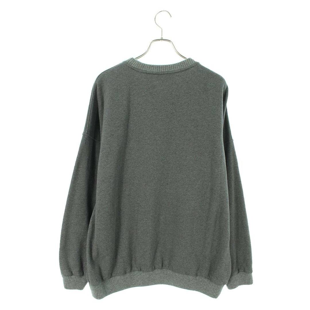 フィアオブゴッド ×エルメネジルドゼニア Ermenegildo Zegna OVERSIZED LOGO SWEAT ロゴパッチクルーネックニット切り替えスウェット メンズ XL