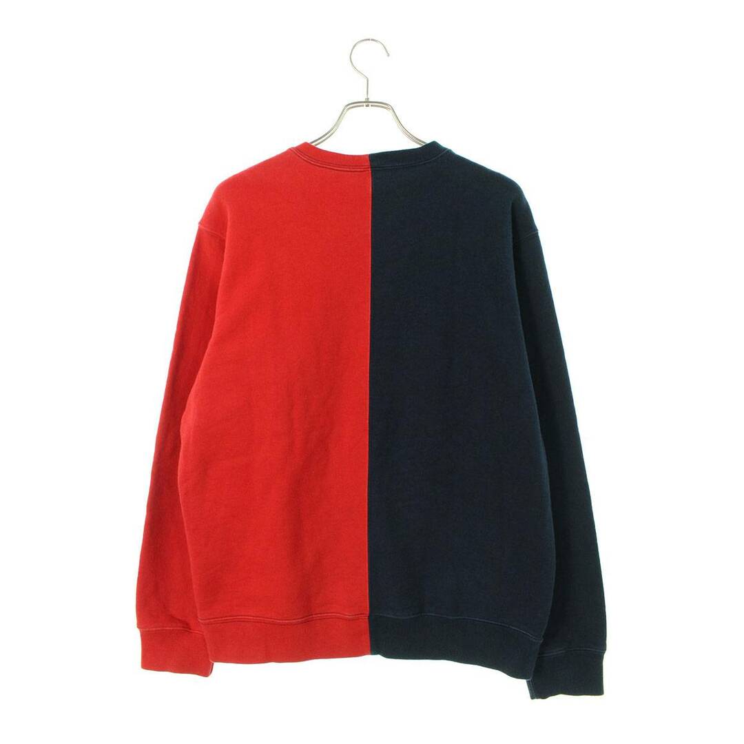 シュプリーム  18AW  SPLIT CREWNECK SWEAT SHIRT スプリットクルーネックスウェット メンズ M