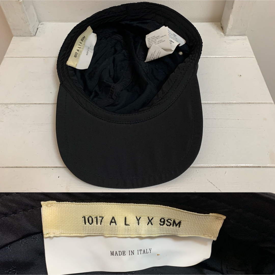 1017 ALYX 9SM アリクス HAT WITH CURVED ZIP O