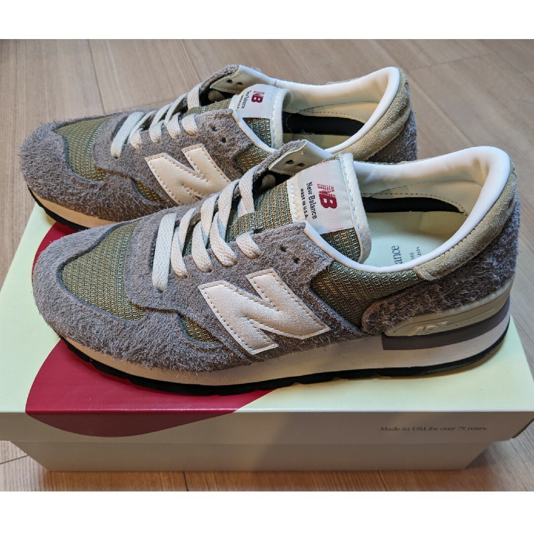 新品未使用 New Balance M990TA1 Gray 28cm