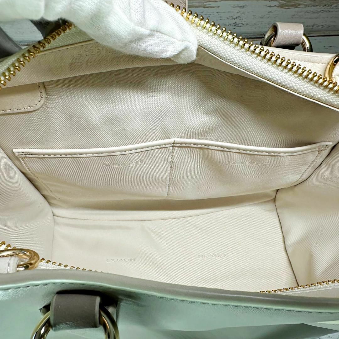 COACH コーチ ミニ クロスビー キャリーオール 2way ハンドバッグ