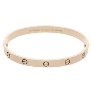 カルティエ(Cartier)のカルティエ  新型 LOVE BRACELET K18PGラブブレスレット メンズ 19(ブレスレット)