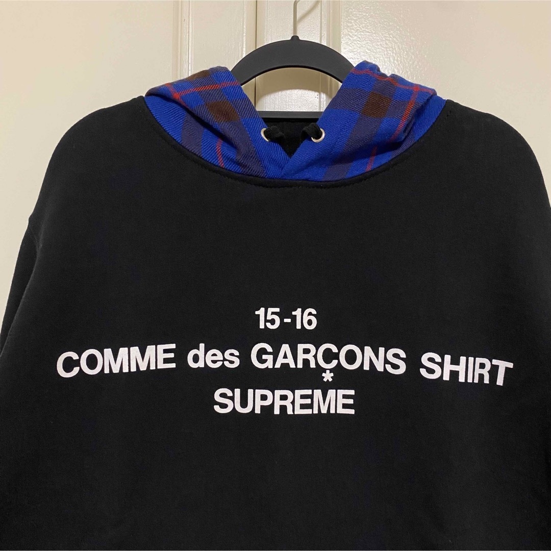 (S)Supremeコムデギャルソンスウェットパーカ