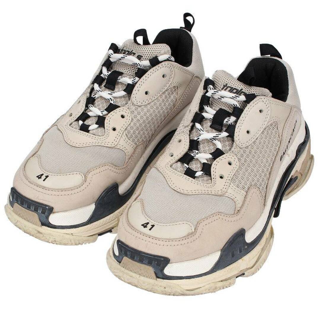 バレンシアガ  TRIPLE S TRAINERS トリプルエスレースアップスニーカー  メンズ EUR41