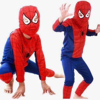 ハロウィン　衣装　スパイダーマン　子供　コスプレ　Lサイズ(衣装)