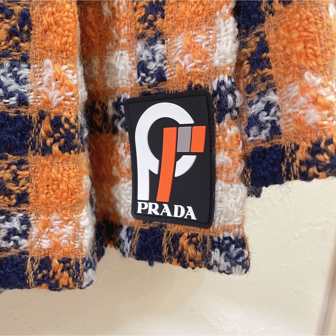 PRADA(プラダ)の【お値下げ】PRADA ツイード台形フレアスカート レディースのスカート(ひざ丈スカート)の商品写真