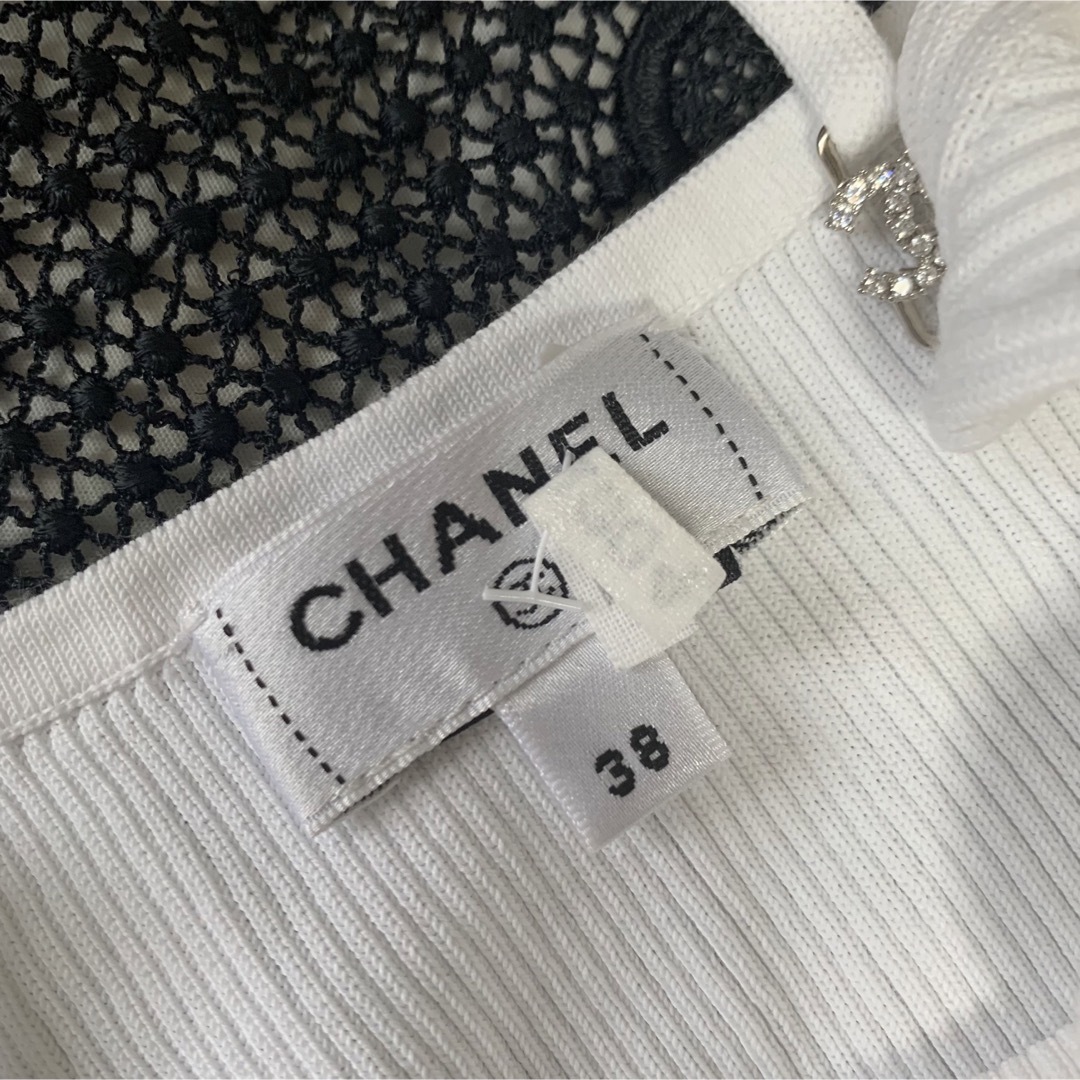 ［正規品］CHANEL ヴィンテージ カメリアキャミソール サイズ38