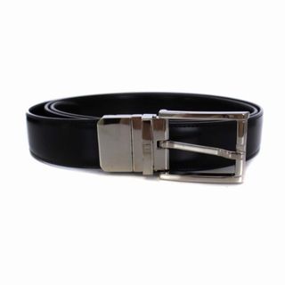 Dunhill - 《美品》dunhill ベルト ブラック 本革 ロゴバックル