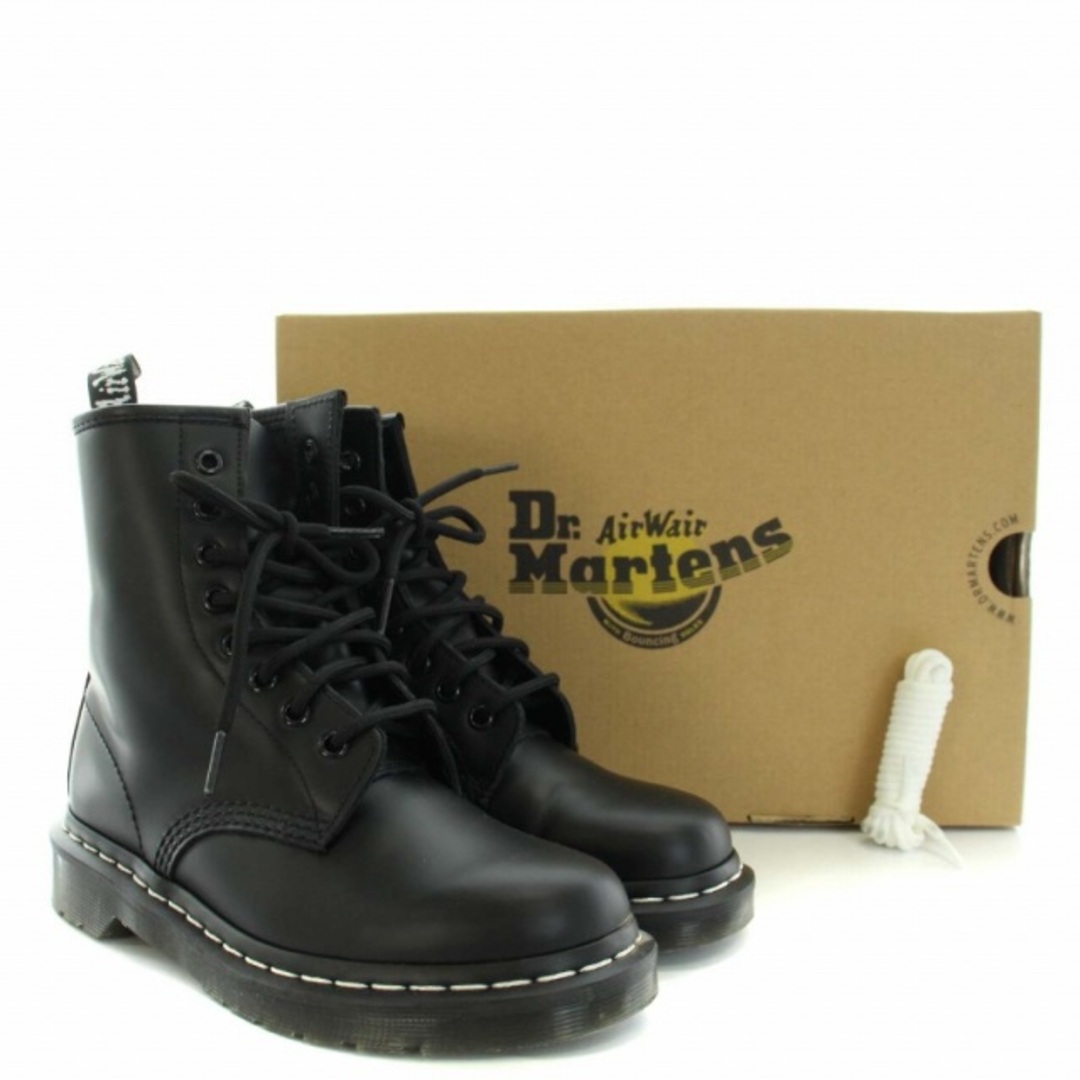 Dr.Martens(ドクターマーチン)のドクターマーチン 1460ホワイトステッチアンクルブーツブラックスムース8ホール レディースの靴/シューズ(ブーツ)の商品写真