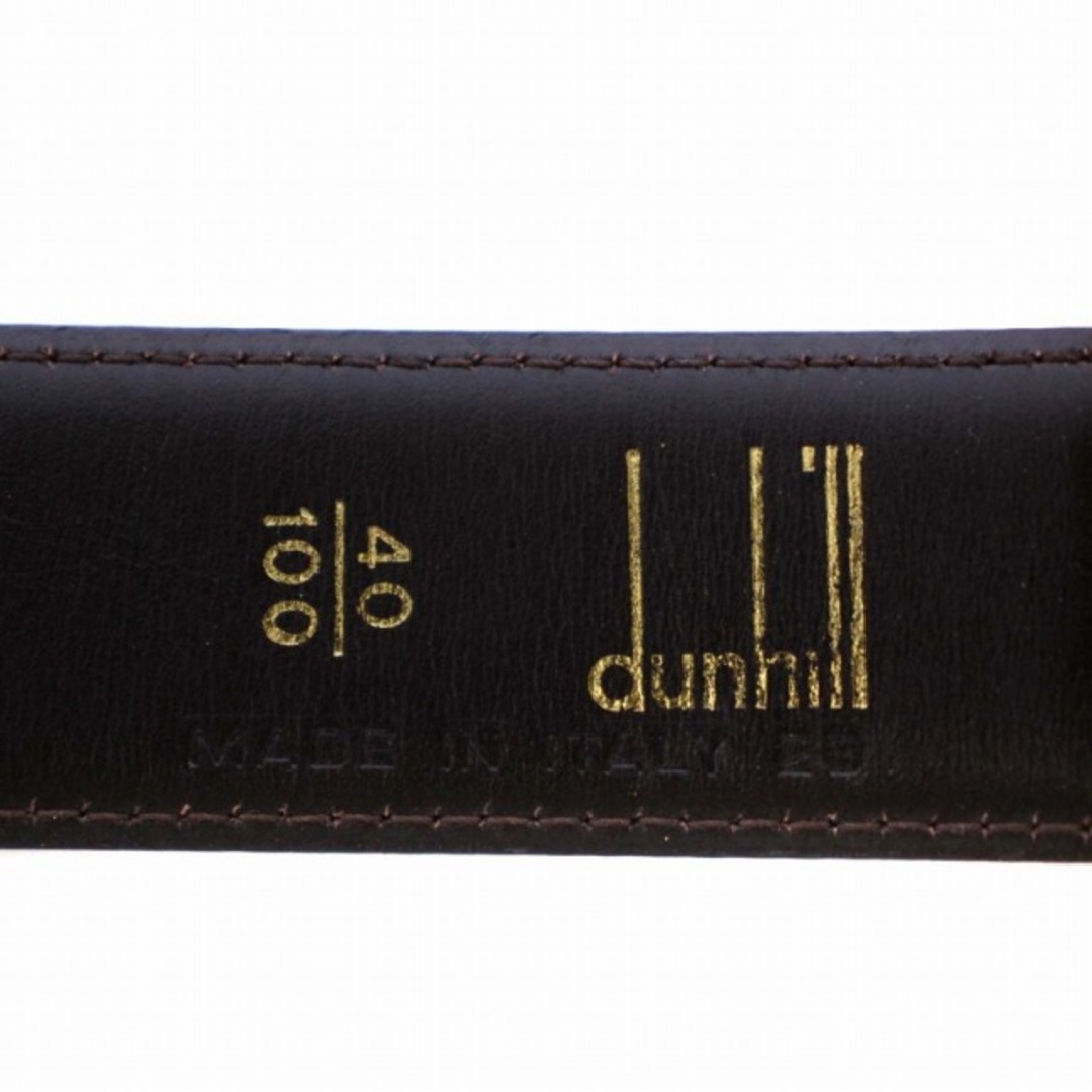 Dunhill   ダンヒル dunhill ベルト レザー イタリア製  黒