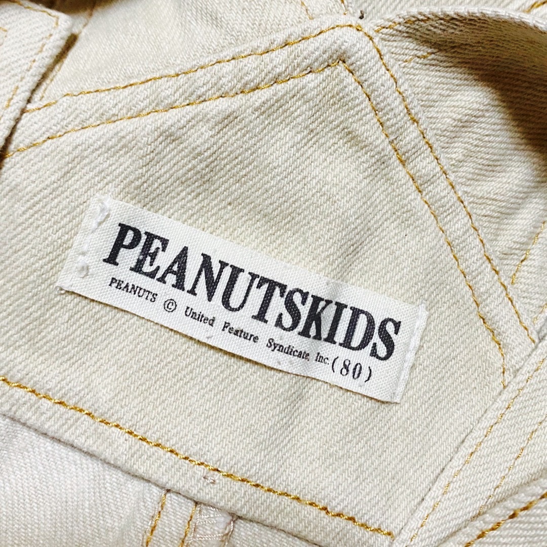 PEANUTSスヌーピー  ジャンパースカート  キッズ/ベビー/マタニティのベビー服(~85cm)(ワンピース)の商品写真