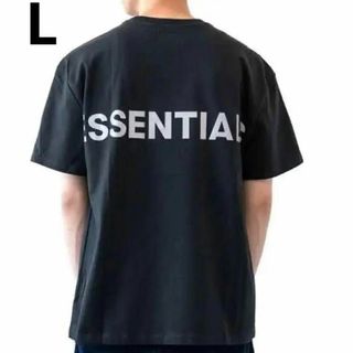 FOG ESSENTIALS バックロゴ Tシャツ ブラック / Lサイズ(Tシャツ/カットソー(半袖/袖なし))