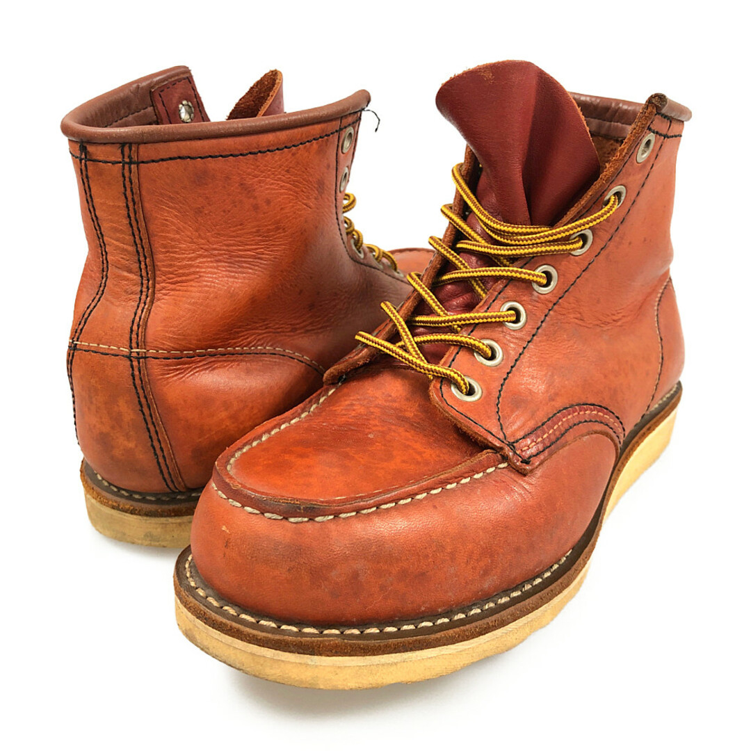 RED WING レッドウィング 92年製 半円犬タグ 875 アイリッシュセッター モックトゥ ブーツ オロラセット サイズUS6EE＝24cm 正規品 / 32065