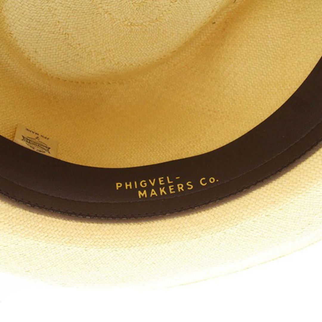 PHIGVEL(フィグベル)のフィグベル 中折れ パナマ ハット 帽子 7 べージュ レディースの帽子(その他)の商品写真